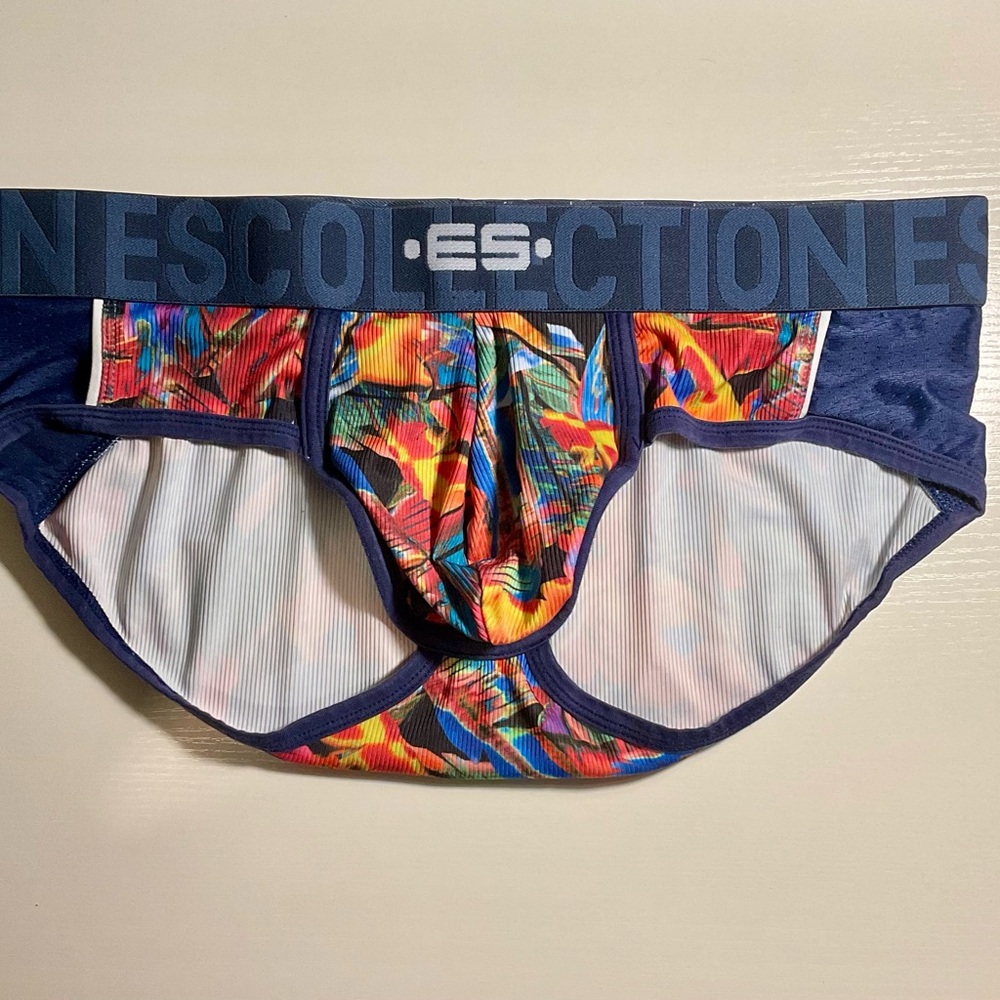 ES Collection Men's Multicolor Swim Briefs